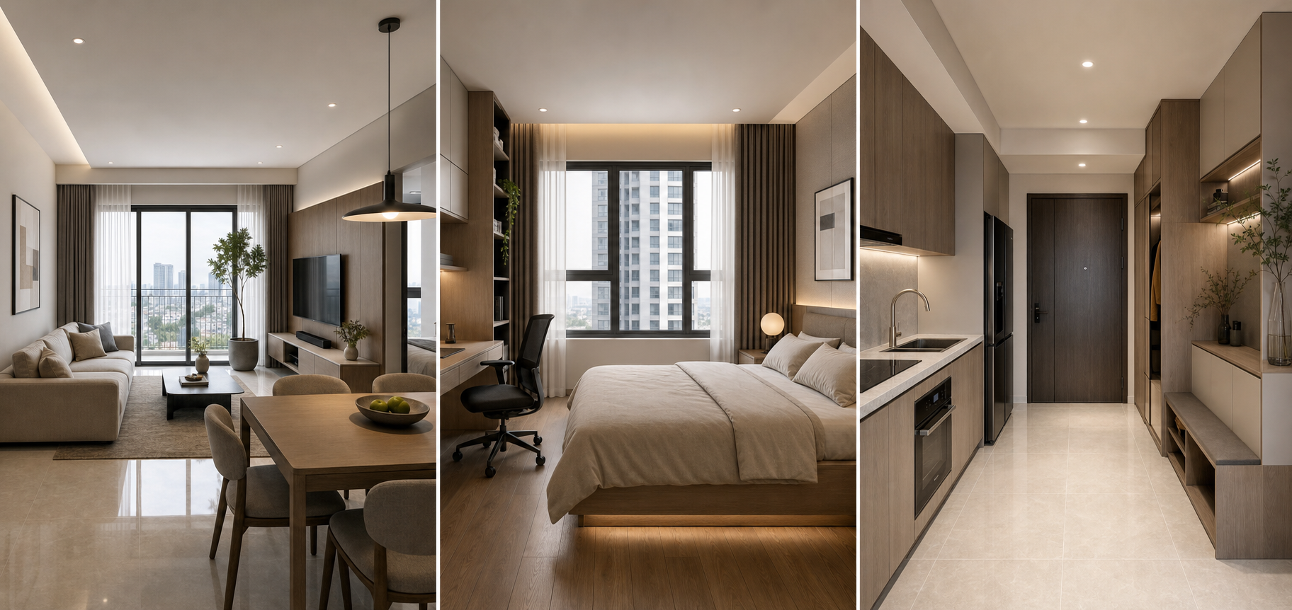 Mẫu nội thất Contemporary Neutral