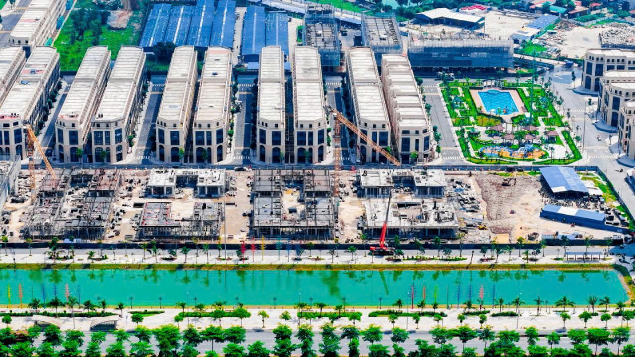 Tiến độ Global Gate Cổ Loa tháng 8/2026