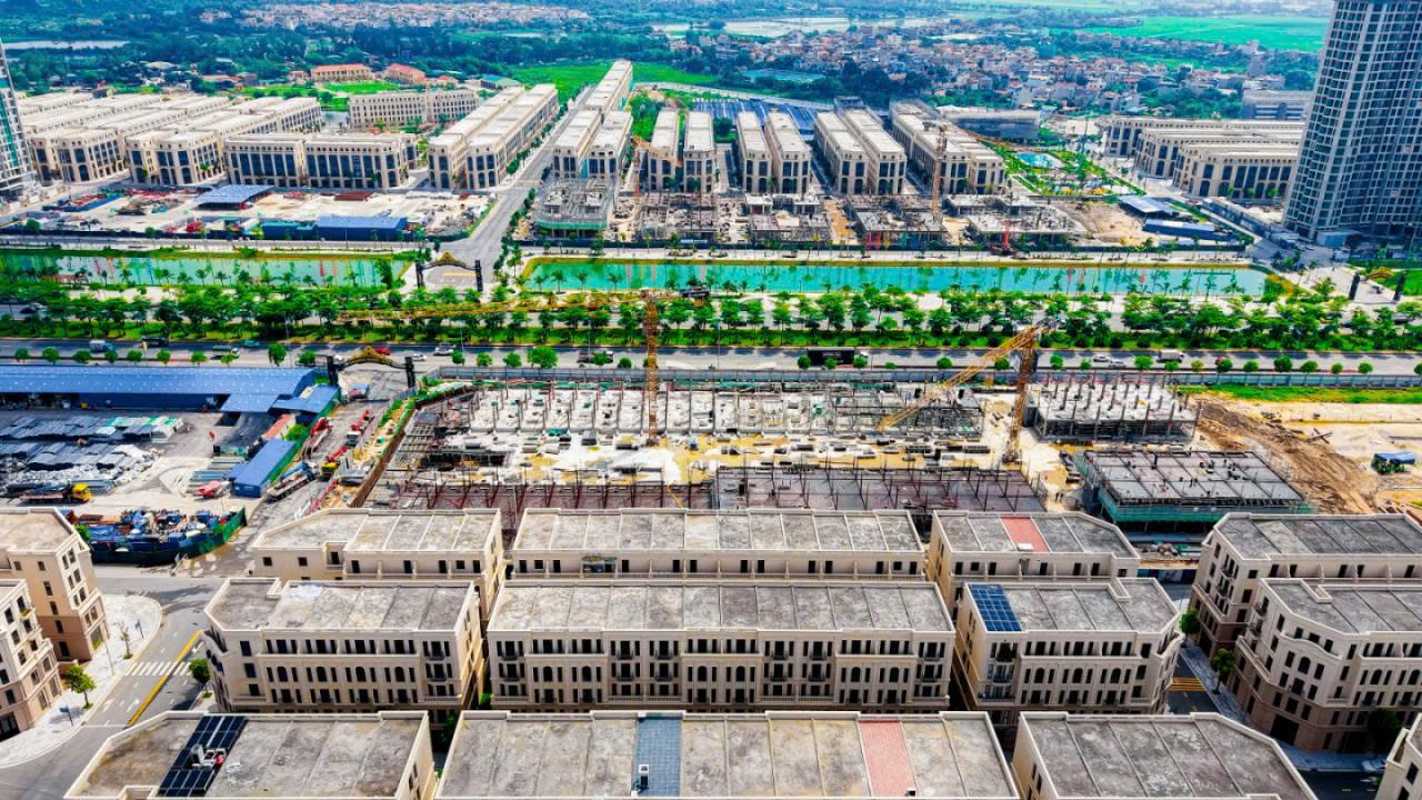 Tiến độ Global Gate Cổ Loa tháng 8/2026